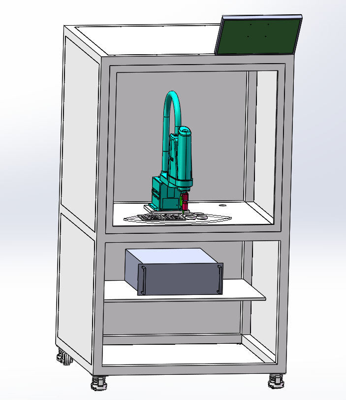 自動化檢測設備廠家機械手整列玻璃品項目